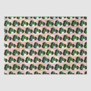 Geometric Play: Checked Lawn Bowls in Block Art Tissue Paper