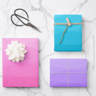 Geometric Polygonal Wrapping Paper Sheet