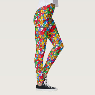 Geometric Pop Fashion Leggings