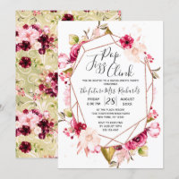 Geometric Pop Fizz Clink Bachelorette Party Invite