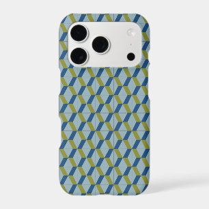 Geometric Portuguese tiles pattern in soft colours