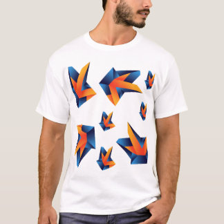 Geometric Precision: Bold Abstraction T-Shirt