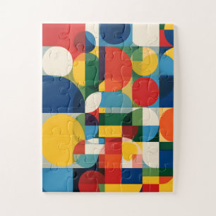 Geometric Primary Shapes 30 Oversized Piece Puzzle