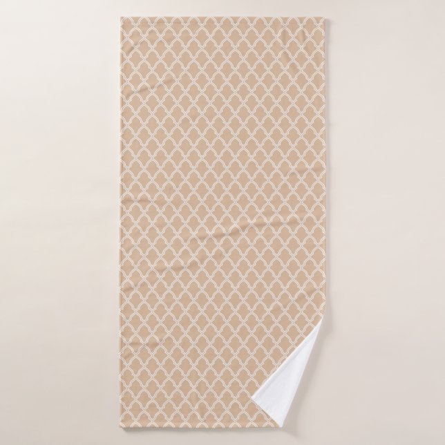 Geometric Print  Bath Towel  (Bath Towel)