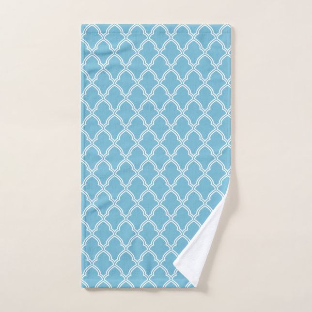 Geometric Print  Hand Towel (Hand Towel)