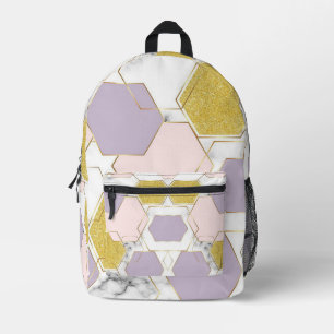 Geometric Printed Backpack