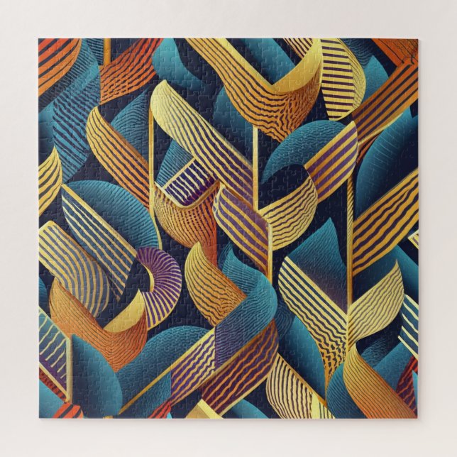 Geometric Puzzle (Vertical)