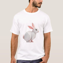 Geometric rabbit T-shirt