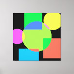 Geometric rainbow canvas print<br><div class="desc">geometric rainbow</div>