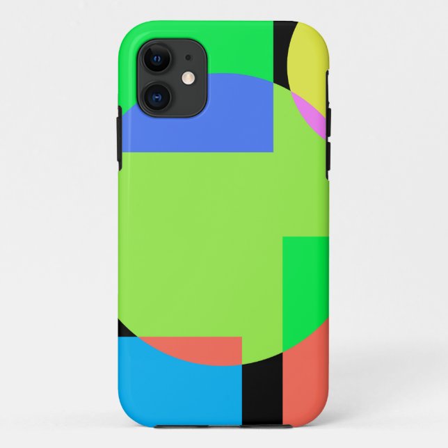 Geometric rainbow Case-Mate iPhone case (Back)