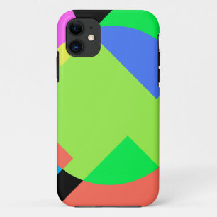 Geometric rainbow iPhone 11 case