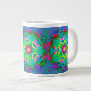 Geometric Rainbow Jumbo Mug