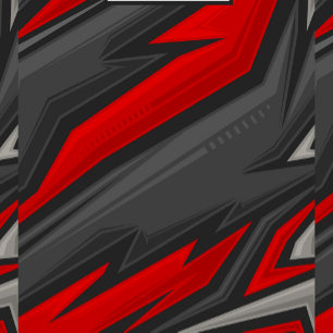 Geometric Red Leggings