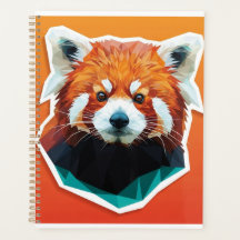 Geometric Red Panda