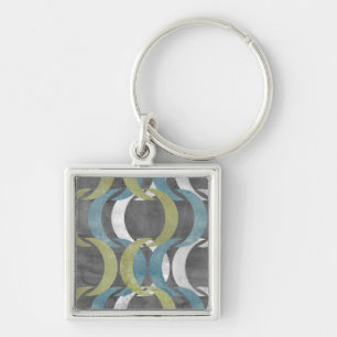 Geometric Repeat I Key Ring
