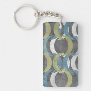 Geometric Repeat I Key Ring
