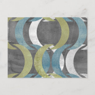 Geometric Repeat I Postcard