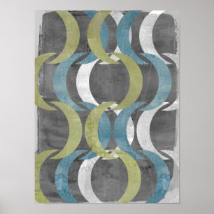 Geometric Repeat I Poster