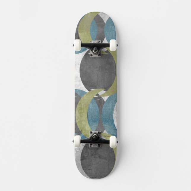 Geometric Repeat I Skateboard (Front)