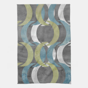 Geometric Repeat I Tea Towel