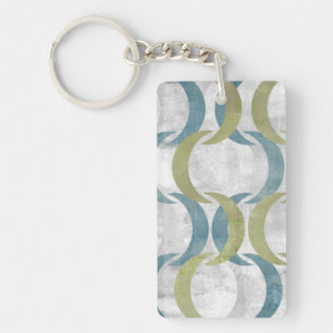 Geometric Repeat III Key Ring