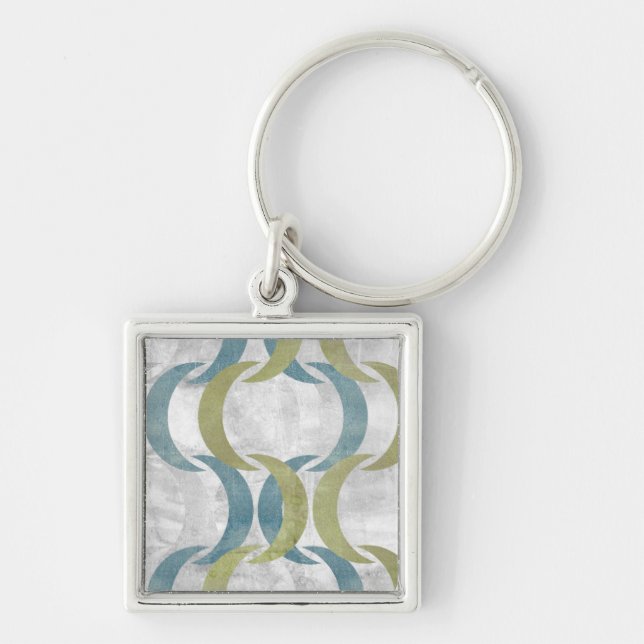 Geometric Repeat III Key Ring (Front)