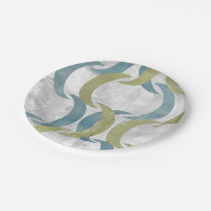 Geometric Repeat III Paper Plate