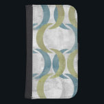 Geometric Repeat III Samsung S4 Wallet Case<br><div class="desc">Patterns</div>