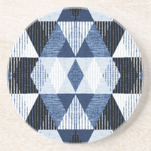 Geometric Repeat: Textured Background. Coaster
