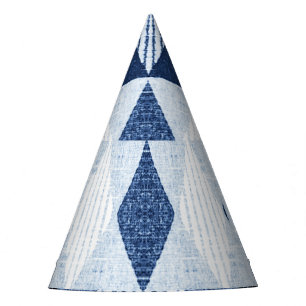 Geometric Repeat: Textured Background. Party Hat