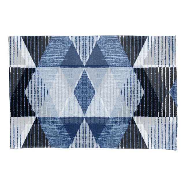 Geometric Repeat: Textured Background. Pillowcase (Front)