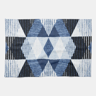 Geometric Repeat: Textured Background. Tea Towel