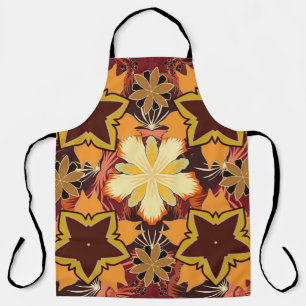 Geometric repeating seamless pattern with hexagon apron