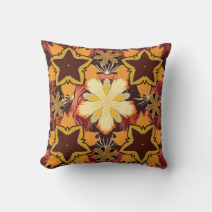 Geometric repeating seamless pattern with hexagon  cushion