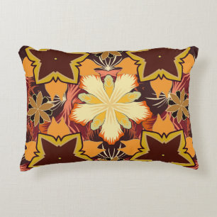 Geometric repeating seamless pattern with hexagon  decorative cushion