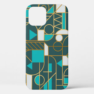 Geometric Retro: Minimalist Artwork Poster. iPhone 12 Case