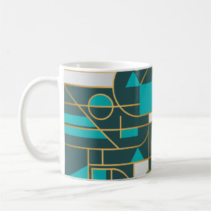 Geometric Retro: Minimalist Artwork Poster. Coffee Mug