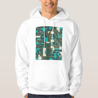 Geometric Retro: Minimalist Artwork Poster. Hoodie