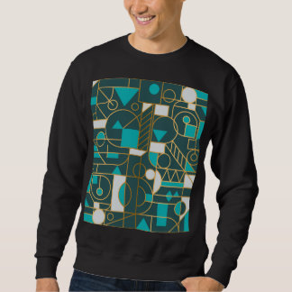 Geometric Retro: Minimalist Artwork Poster. Sweatshirt