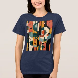 Geometric Rhythm Tri-Blend Shirt
