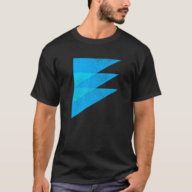 Geometric Right Angled Triangles Shapes Geometry V T-Shirt (Front)