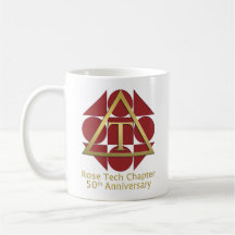 "Geometric Rose" 50th Anniversary Mug