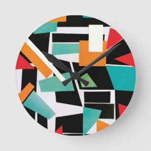 Geometric Round Clock