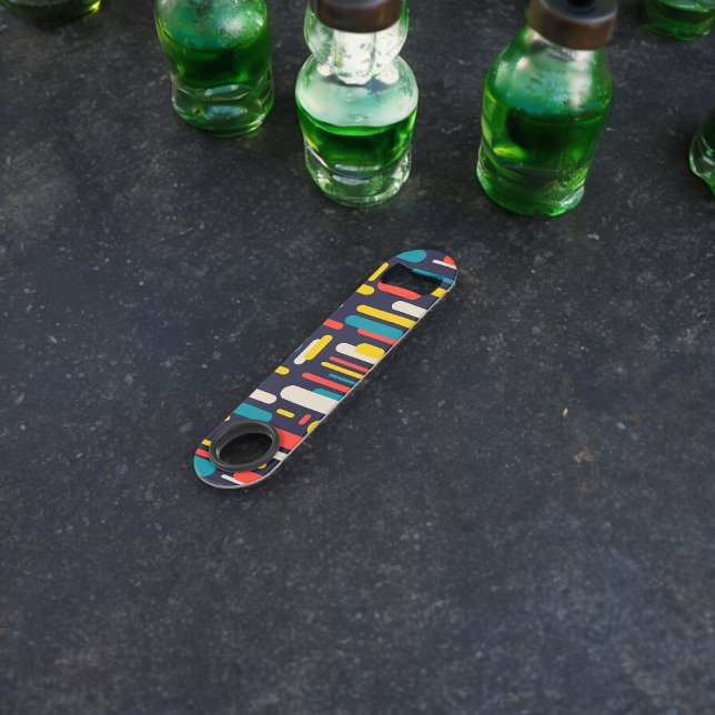 Geometric Rounded Rectangle Pattern  (Bottle Openers)