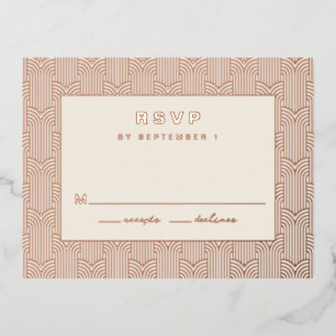 Geometric RSVP Card