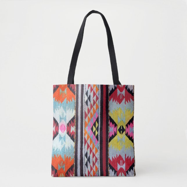 Geometric Rug Tote Bag (Front)