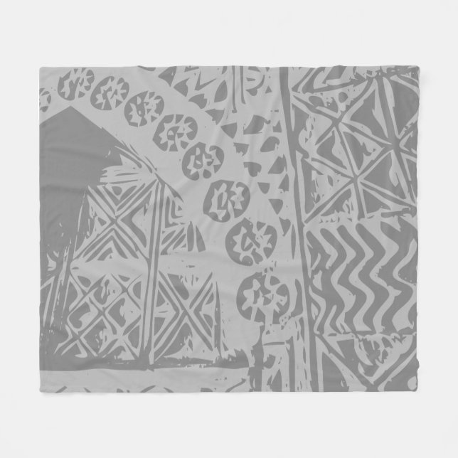 Geometric Sands Design Fleece Blanket (Front (Horizontal))