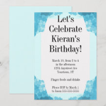 Geometric Sea Adult Birthday Party