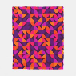 Geometric seamless pattern. Abstract vintage vinta Fleece Blanket