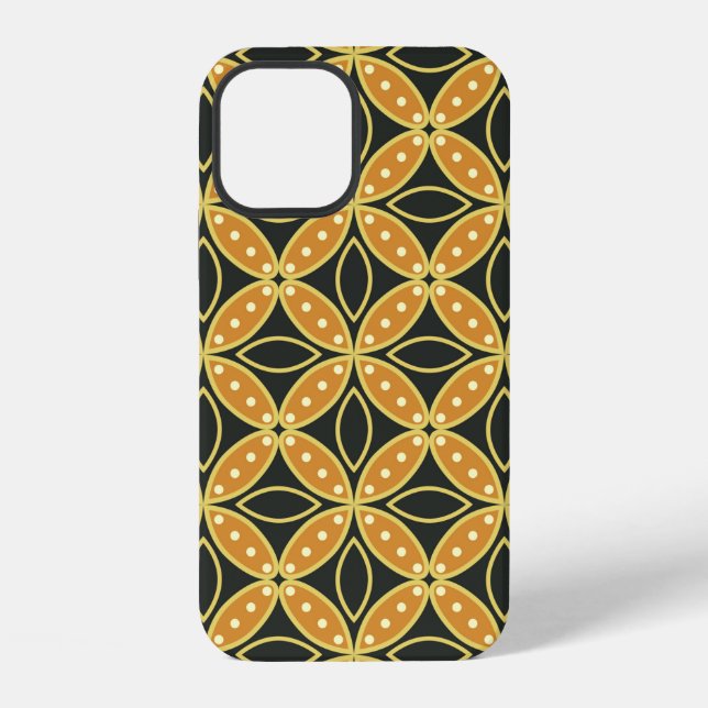 Geometric Seamless pattern background. Batik desig iPhone Case (Back)